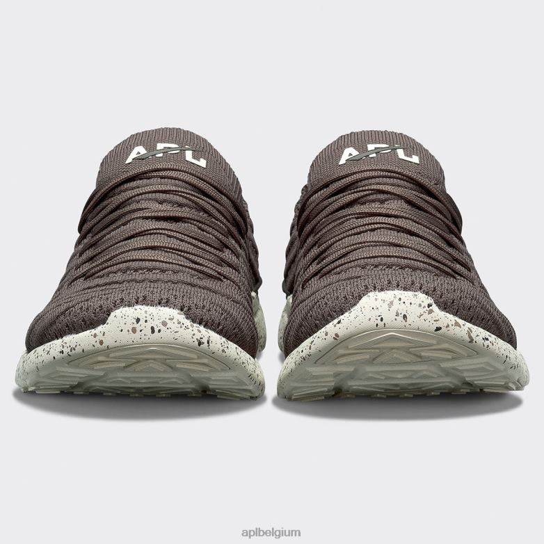 vrouwen techloomwave 60 406TH397 rennen chocolade/ongerept/spikkel APL