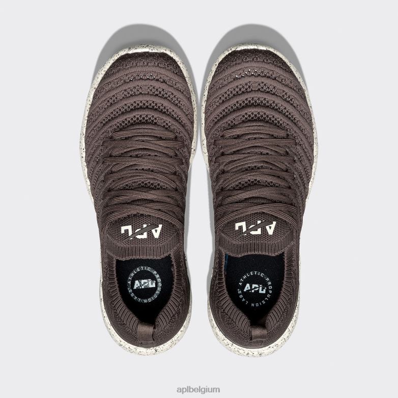 vrouwen techloomwave 60 406TH397 rennen chocolade/ongerept/spikkel APL